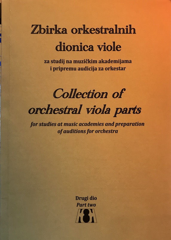 KONDRUSEVICH, KOSSJANENKO: ZBIRKA ORKESTRALNIH DIONICA VIOLE, DRUGI DIO